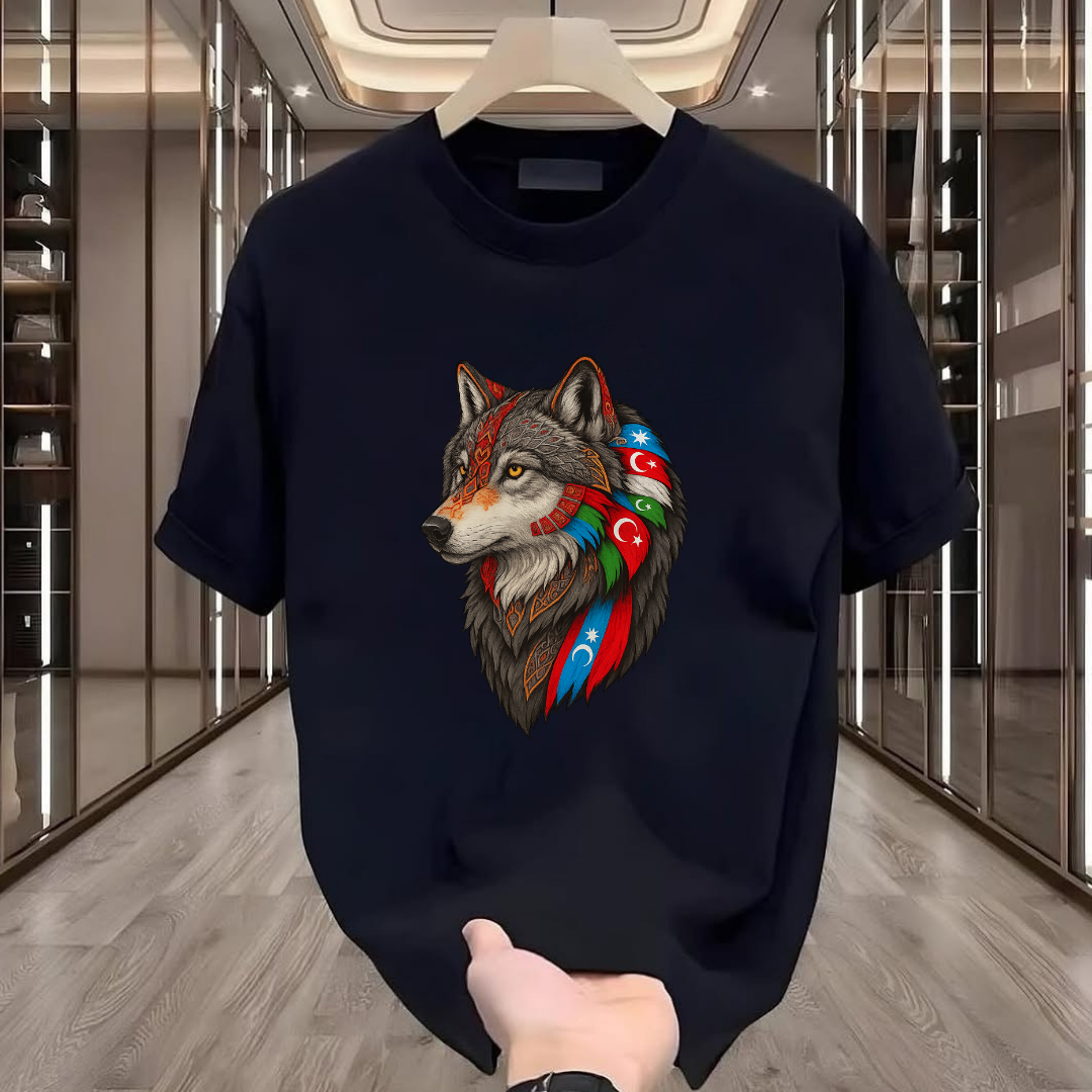 Kurt Baskılı Tshirt