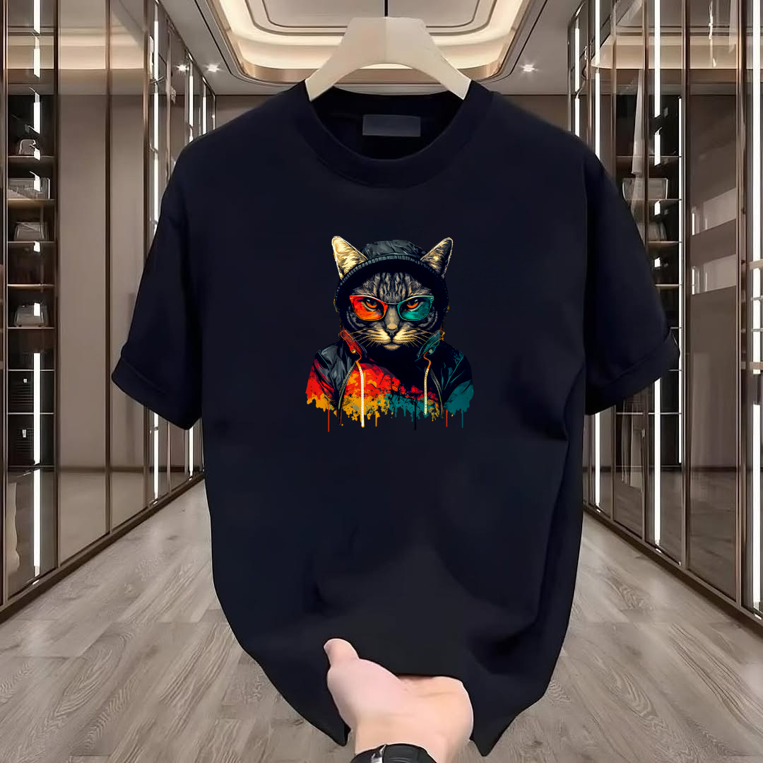 Kedi Baskılı Tshirt
