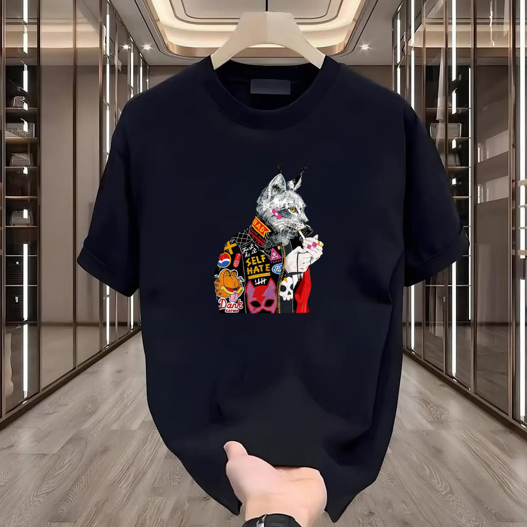 Kurt Baskılı Tshirt