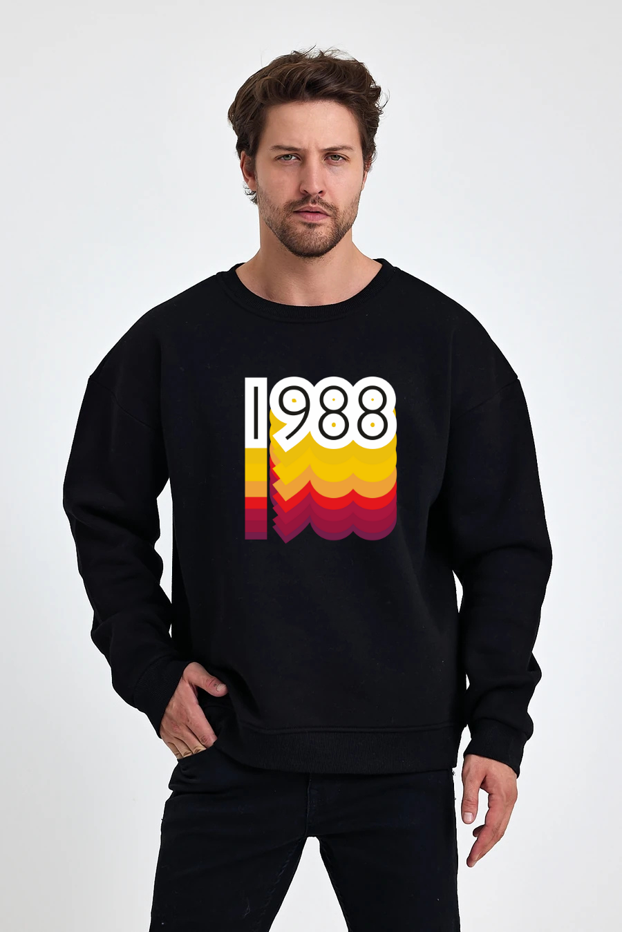 1988 Baskılı Sweatshirt