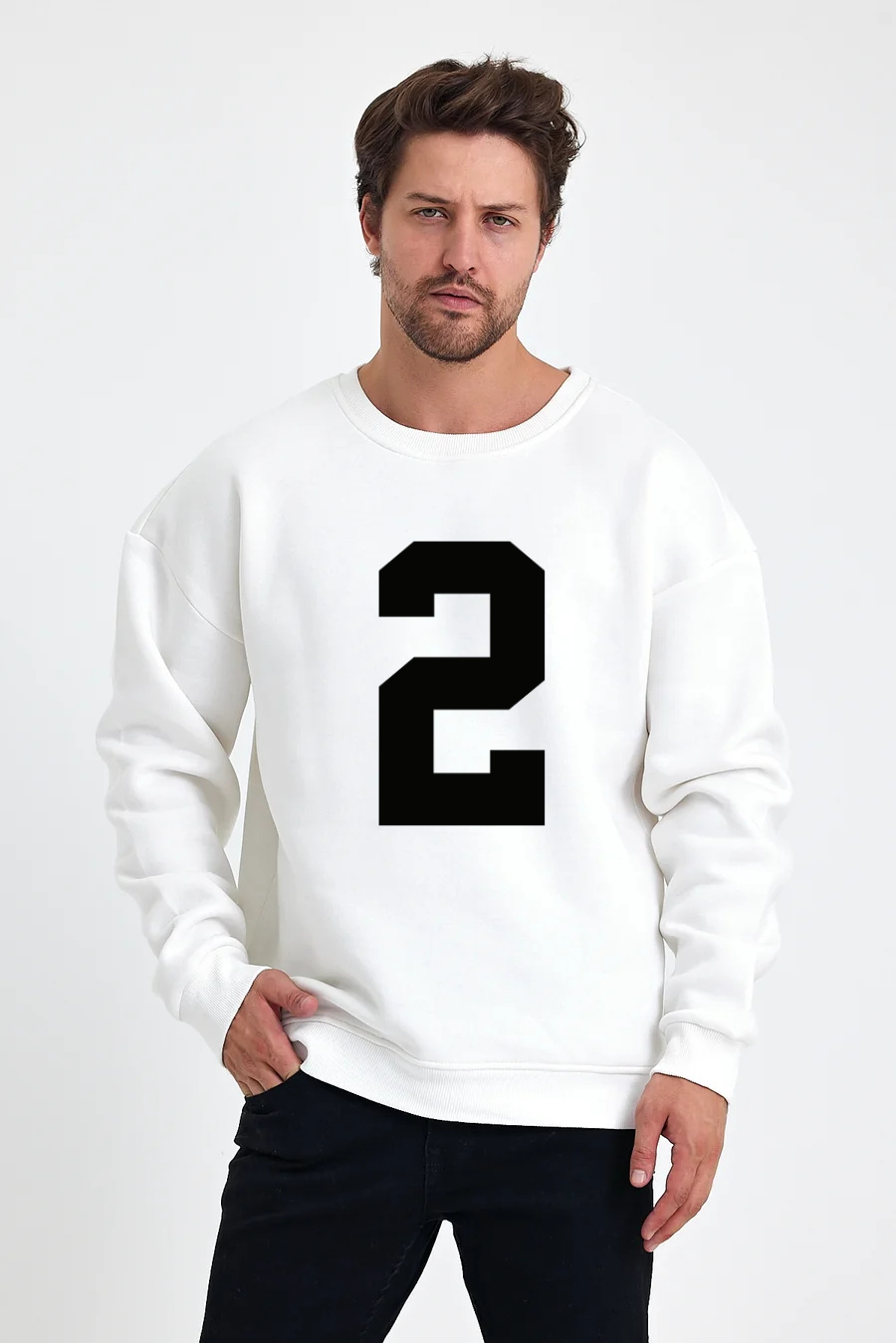 2 Baskılı Sweatshirt