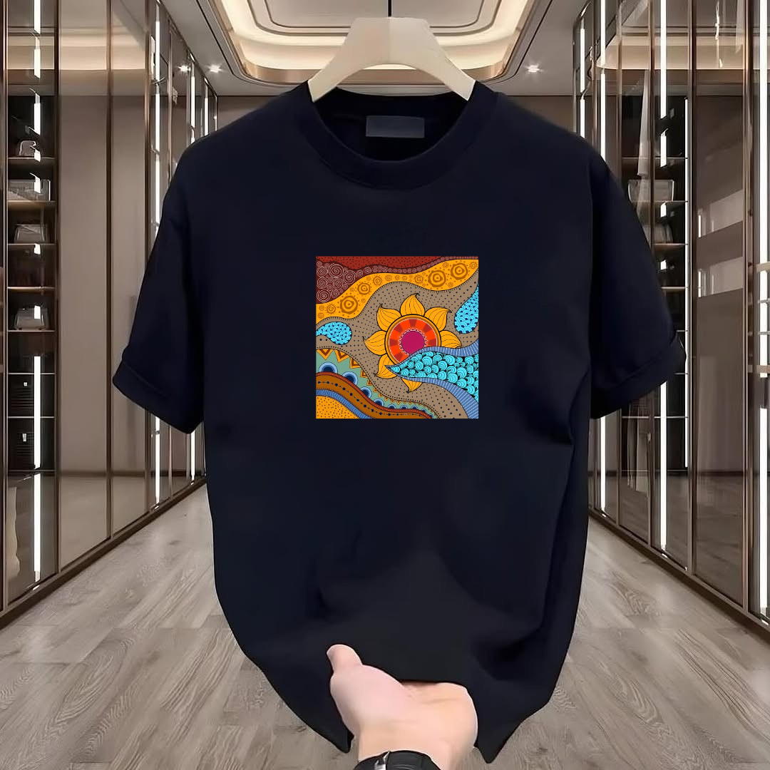 Ayçiçeği Baskılı Tshirt