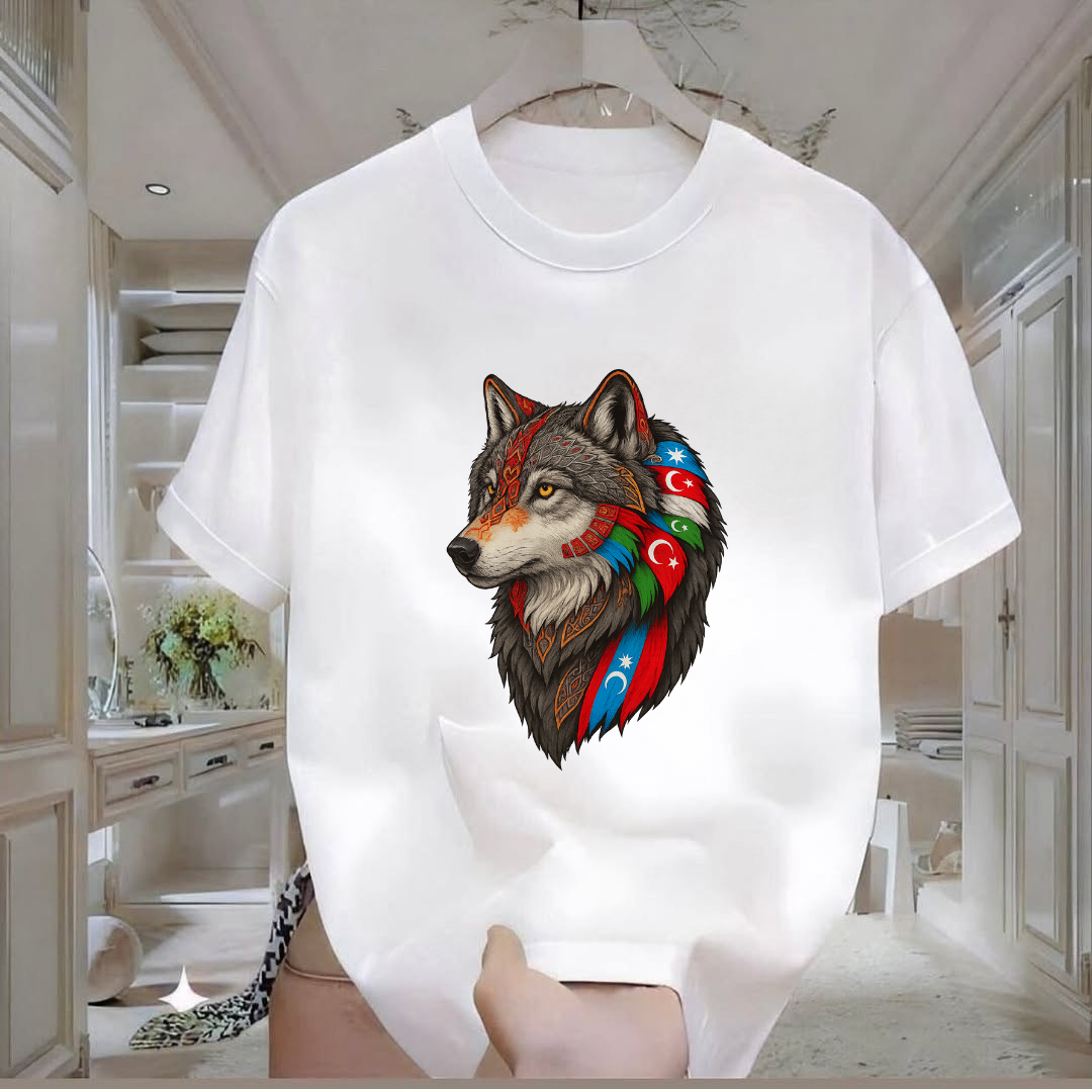 Kurt Baskılı Tshirt