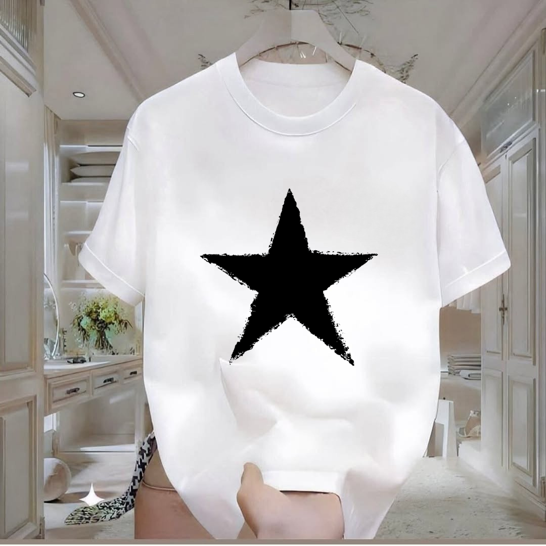 Yıldız Baskılı Tshirt