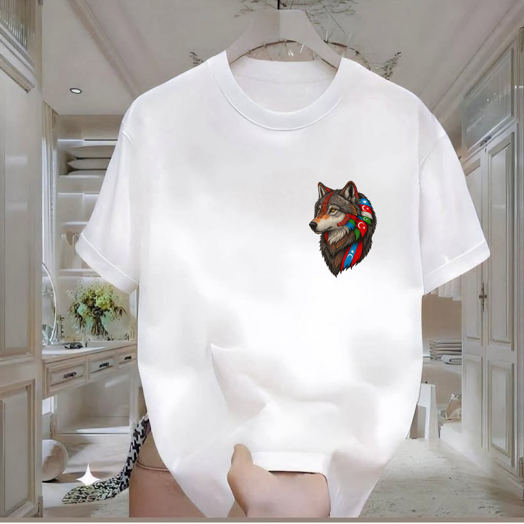 Kurt Baskılı Tshirt