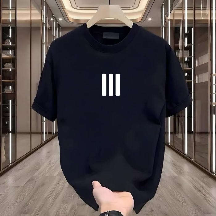 3 Çizgi Baskılı Tshirt