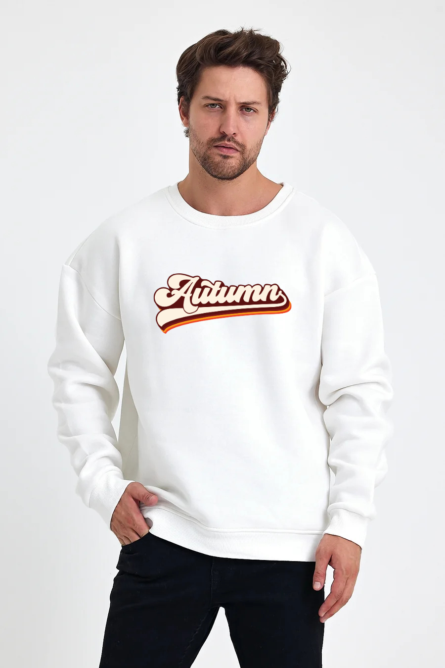 Autumn Baskılı Sweatshirt