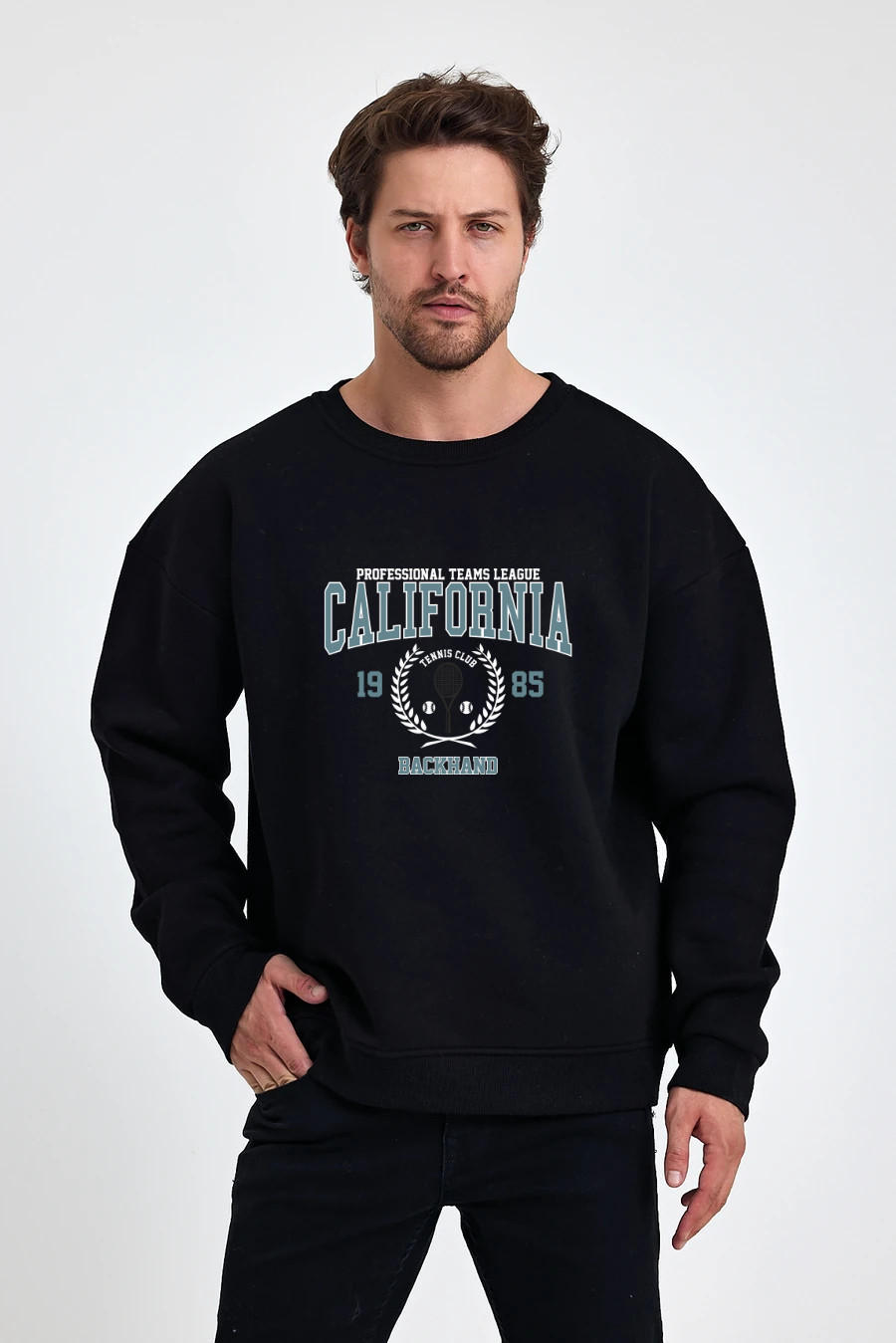 California Baskılı Sweatshirt