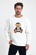 Can Bear Baskılı Sweatshirt