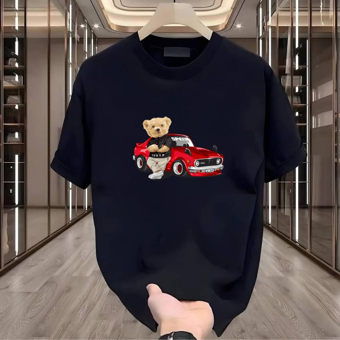 Red Bear Baskılı Tshirt