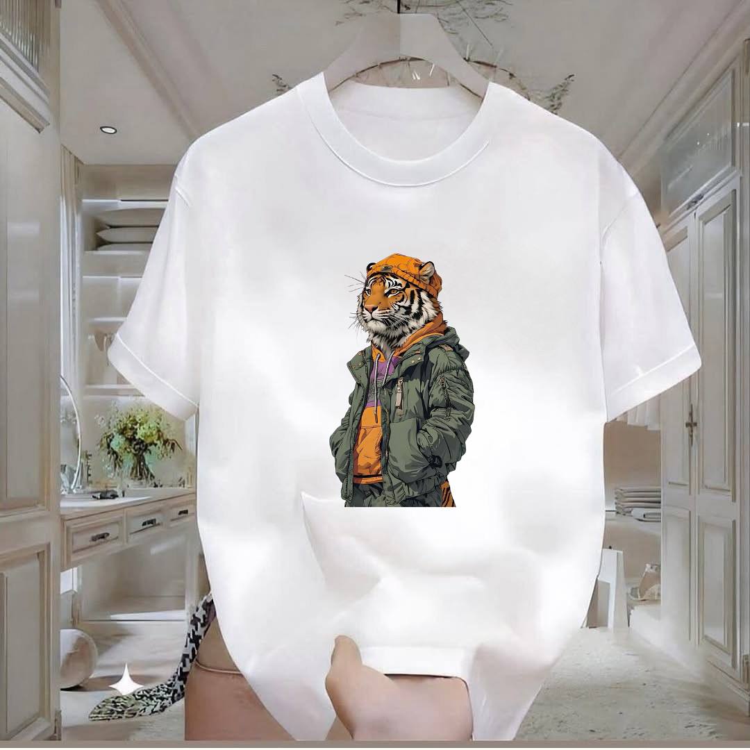Kaplan Baskılı Tshirt