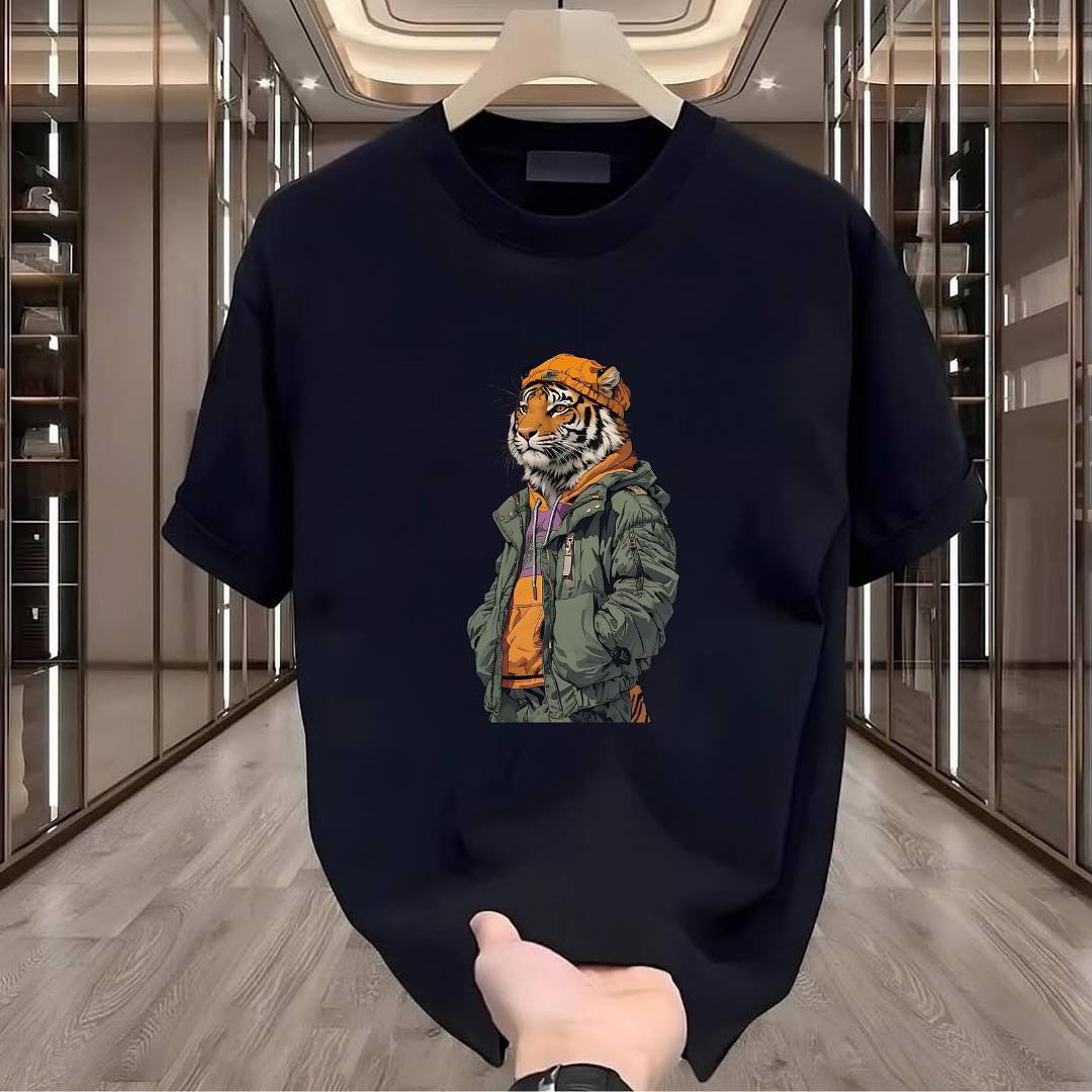 Kaplan Baskılı Tshirt