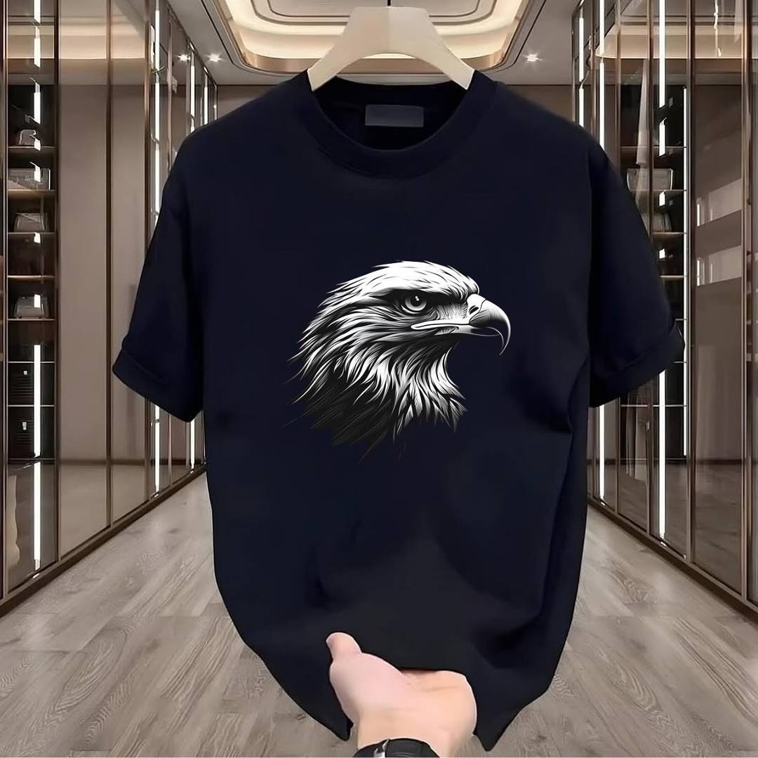 Kartal Baskılı Tshirt