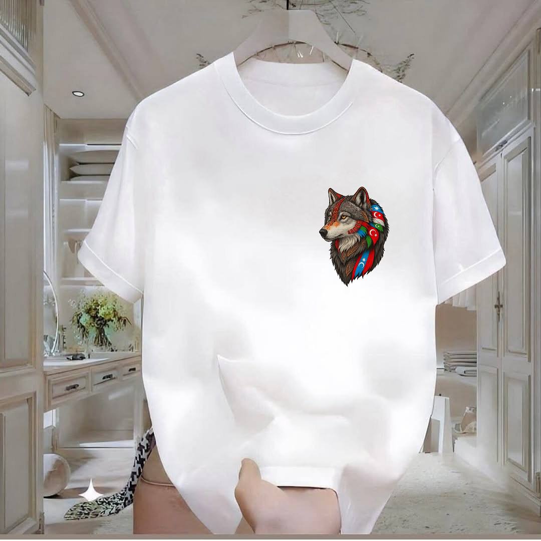 Kurt Baskılı Tshirt