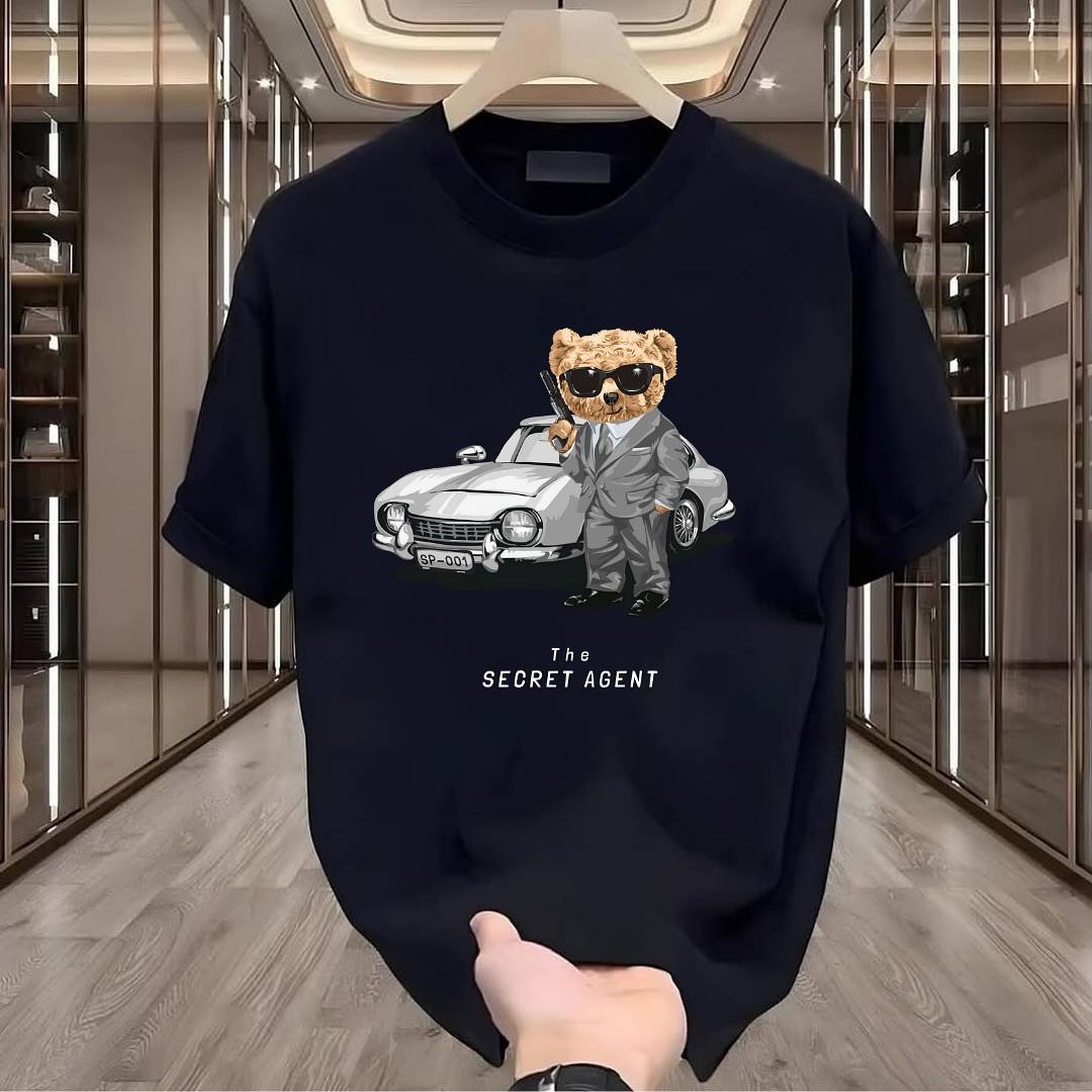 The Secret Bear Baskılı Tshirt