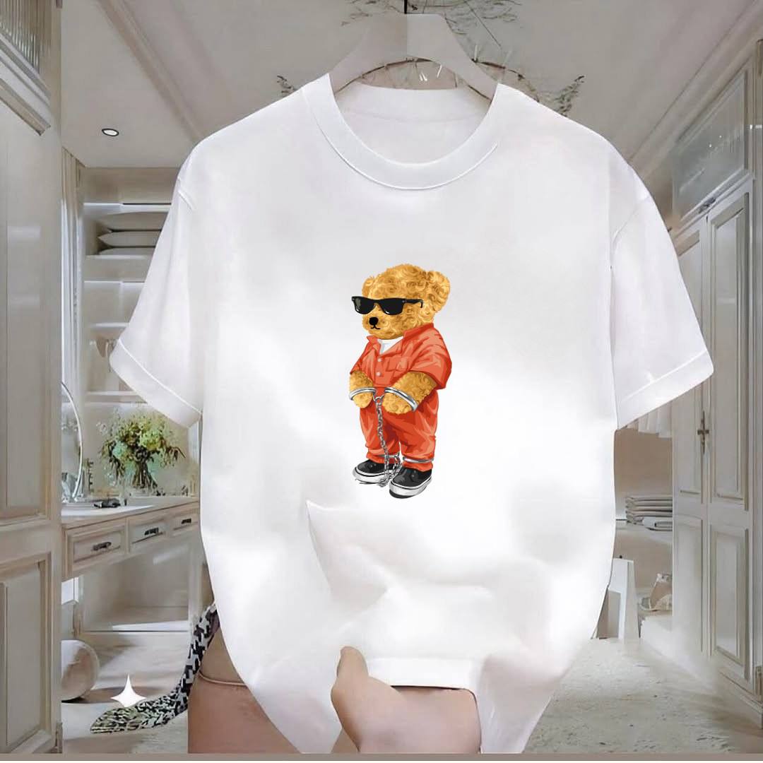 Mahkum Ayı Baskılı Tshirt