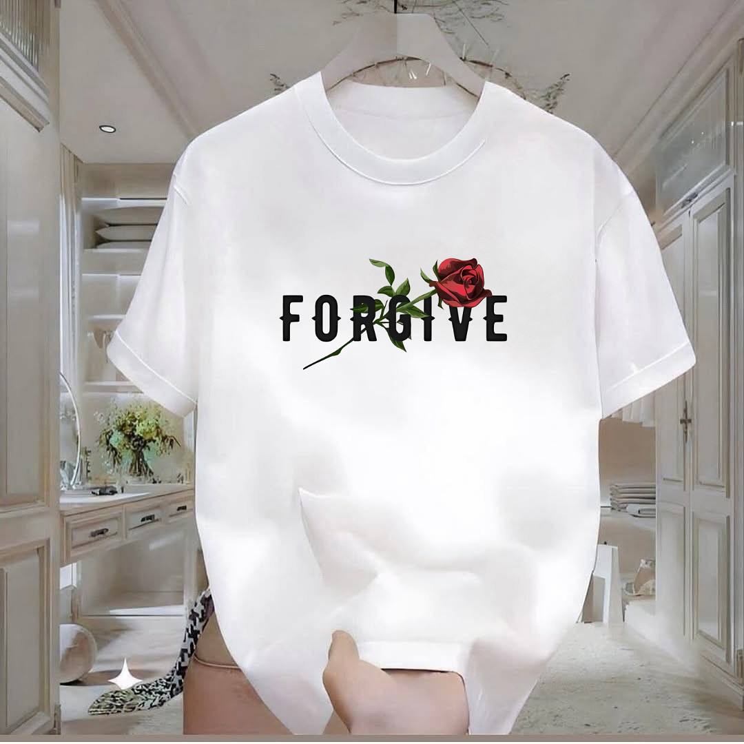 Forgive Baskılı Tshirt